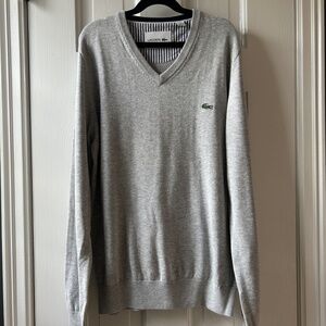 Lacoste XS Long Sleeve V-Neck Sweater